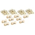 thumbnail image 1 of Natural Rawhide Dog Bones Dental Treats Long Lasting Knotted Beef Chews 8" - 9" (25 bones), 1 of 1