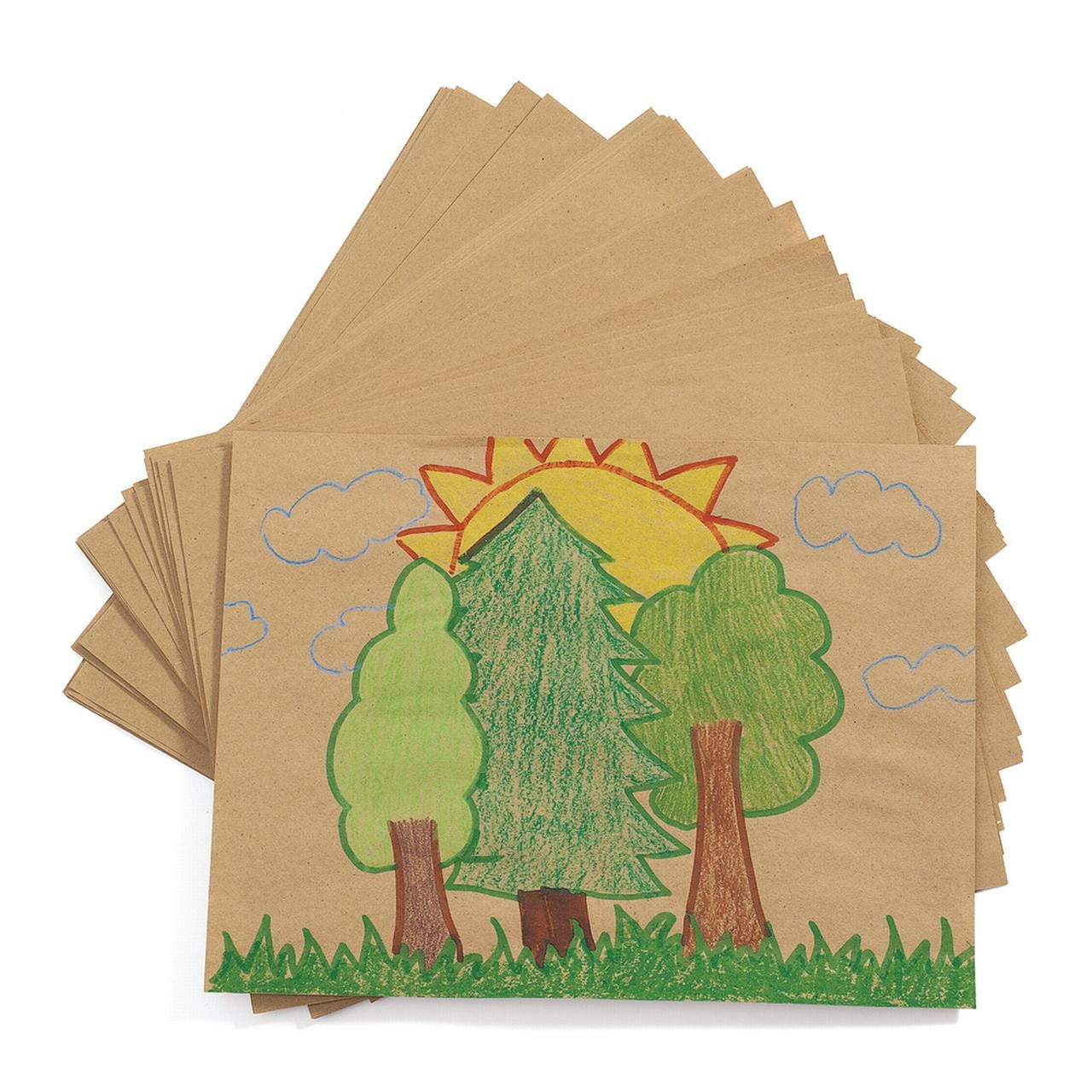 Natural Recycled 9" x 12" Drawing Paper, 500 Sheets (Item # 9NCS)