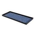 thumbnail image 1 of Natural & Recycled Rubber Boot Tray with Blue & Ivory Coir Insert, 1 of 14