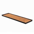 thumbnail image 1 of Natural & Recycled Rubber Boot Tray with Rectangle Embossed Coir Insert, 1 of 6