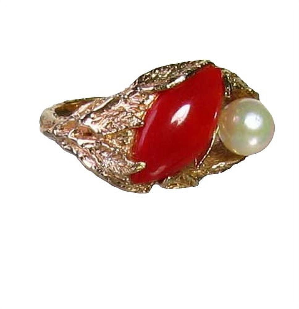 Alluring Handcrafted Pattern Around Pearl Round Shape 925 Sterling Solid  Silver Ring at Rs 310/piece | Silver Gemstone Ring in Jaipur | ID:  2852800831455
