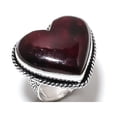 thumbnail image 1 of Natural Red Labradorite Gemstone 925 Sterling Silver Gift Ring Size 7, 1 of 2