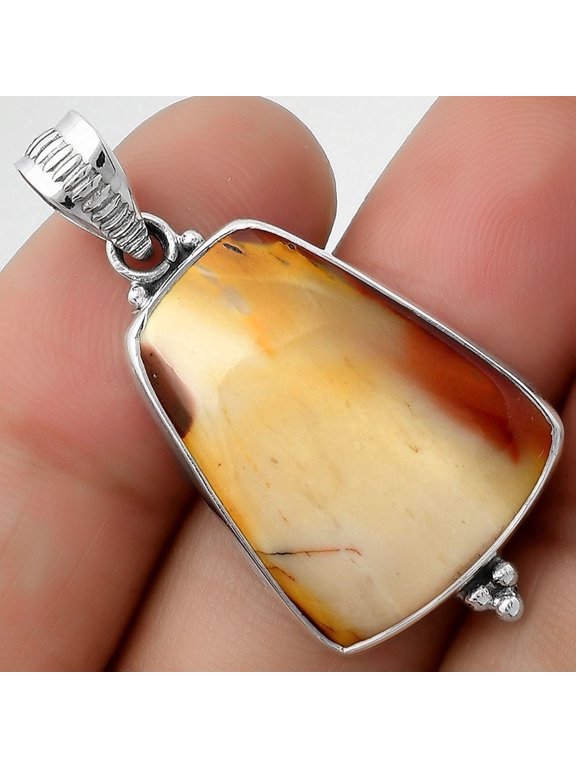 Natural Mookaite 925 Sterling Silver Pendant Jewelry P-1100 SDP112106