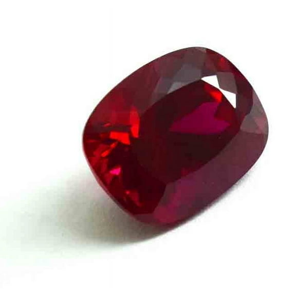 Natural Red Ruby 11Ct Cushion Shape Necklace Pendant Jewelry Making Loose Certified Gemstone