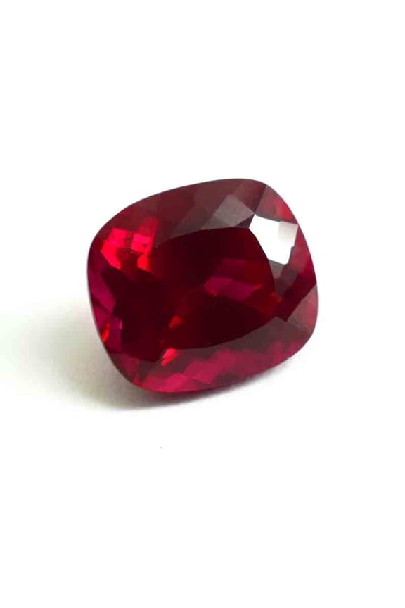 Natural Red Ruby Cushion Cut 15Ct Necklace Pendant Loose Certified Gemstone
