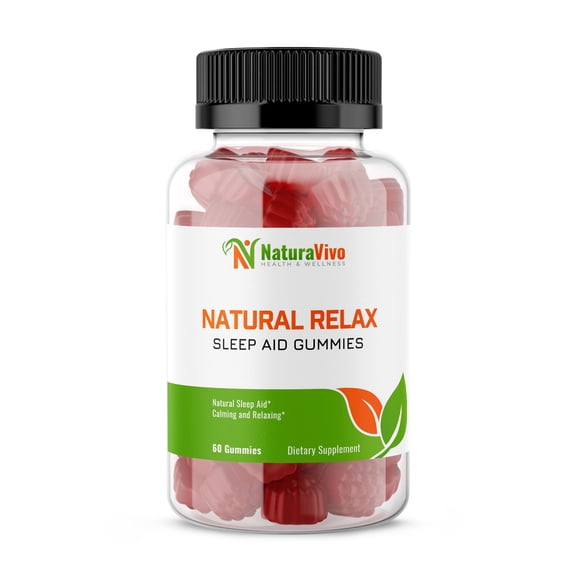Natural Relax Sleep Aid Gummies - Enhanced Sleep  Mood Improvement