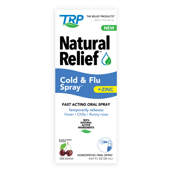 Natural Relief, Cold & Flu, Oral Spray, 0.67 fl oz.