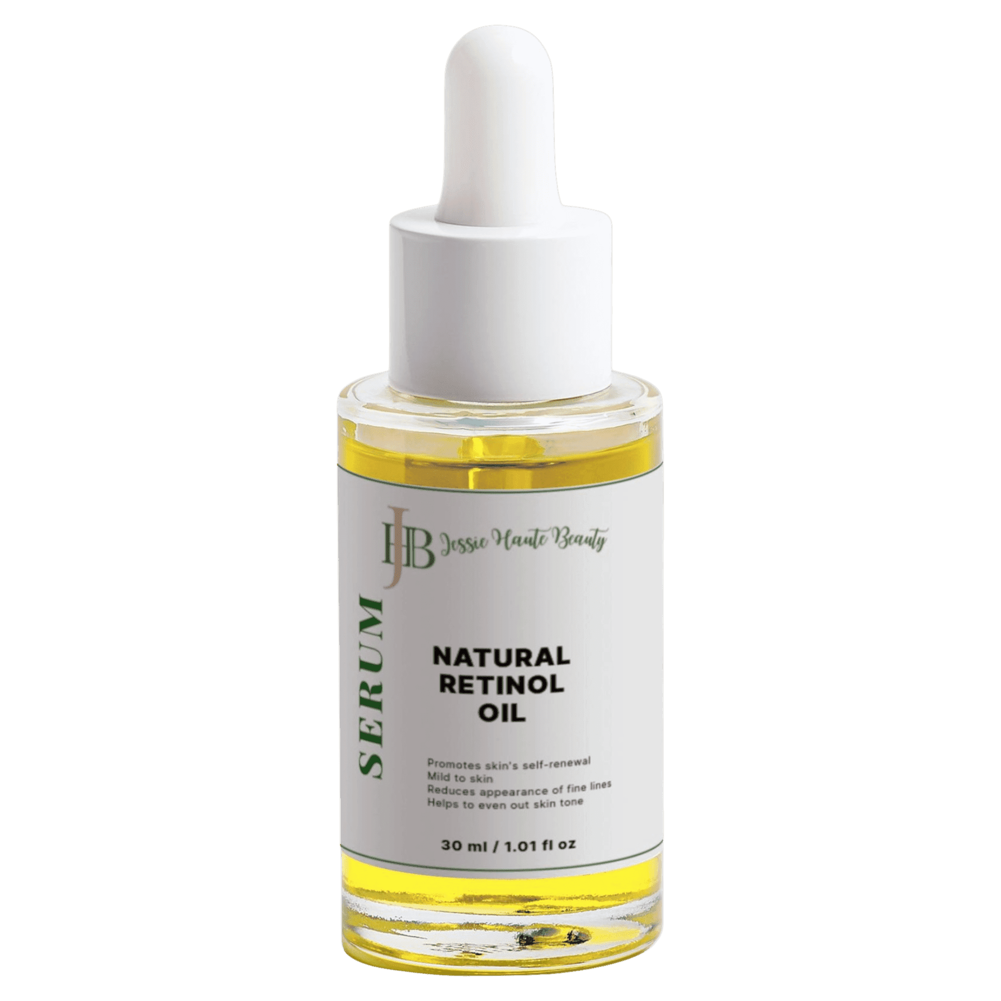 Natural Retinol Oil Serum for Face - Anti-Aging Treatment with Bakuchiol & Organic Oils - Reduces Fine Lines & Wrinkles - 1 fl oz