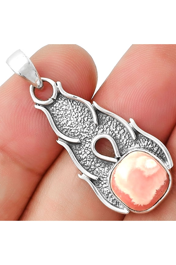 Natural Rhodochrosite Argentina 925 Sterling Silver Pendant Jewelry P-1400 SDP127268