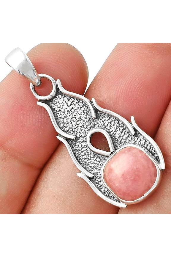 Natural Rhodochrosite Argentina 925 Sterling Silver Pendant Jewelry P-1400 SDP127287