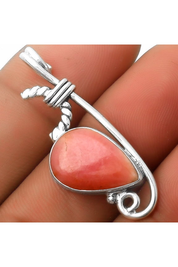 Natural Rhodochrosite Argentina 925 Sterling Silver Pendant Jewelry P-1682 SDP112911