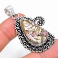 thumbnail image 1 of Natural Rhodochrosite Gemstone Handmade 925 Sterling Silver Pendant 2.01", 1 of 1