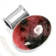 thumbnail image 1 of Natural Rhodonite Pendant 925 Sterling Silver Handmade Jewelry, 1 of 4