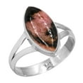 thumbnail image 1 of Natural Rhodonite Women Jewelry 925 Sterling Silver Ring, 1 of 6