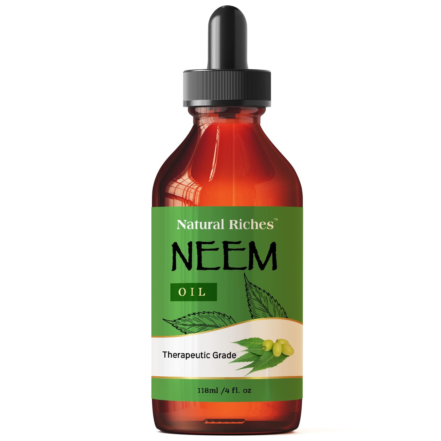 Natural Riches Neem Oil for Skin Care Cold Pressed, 100 Pure. Great