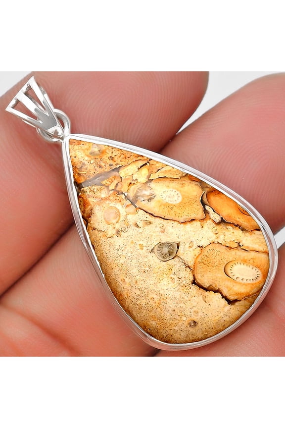 Natural Rock Calcy 925 Sterling Silver Pendant Jewelry P-1050 SDP129683