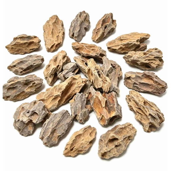 Natural Rocks Dragon Stone, 0.8lbs Decorative Rocks for Miniature Terrariums,Fairy Gardens, Bonsai, DIY Crafts, Aquariums Dioramas & Wargaming