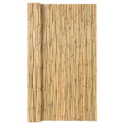 Natural Rolled Bamboo Fence, Eco-Friendly Bamboo Fencing, 0.7 in D x 6 feet High x 8 feet Long, bambou Screen for Garden, Privacy