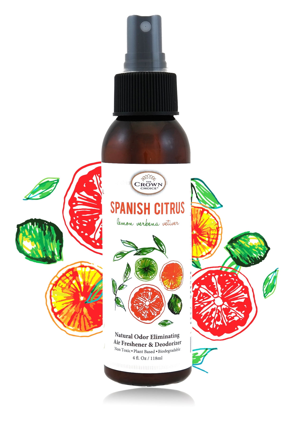 Natural Room Deodorizer Spray Air Freshener (SPANISH CITRUS 1PK