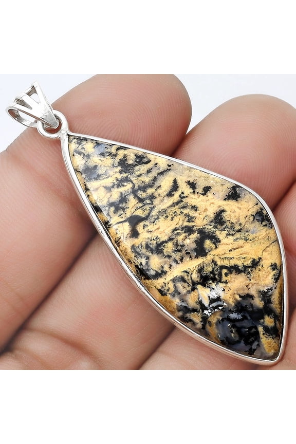 Natural Rose Plume Agate 925 Sterling Silver Pendant Jewelry P-1001 SDP124670