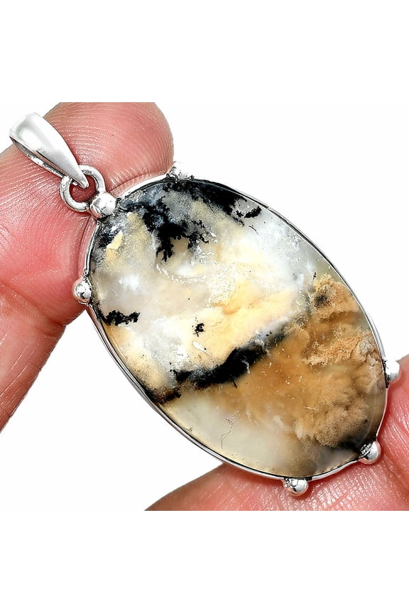 Natural Rose Plume Agate 925 Sterling Silver Pendant Jewelry P-1349 SDP151618