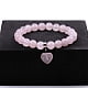 Natural Rose Quartz Stretch Bracelets No Size