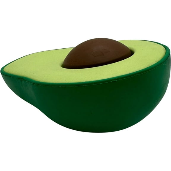 Natural Rubber Avocado Pool Floatie Peanut Butter Scented Dog Chew Toy