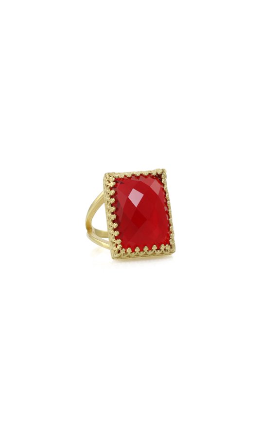 Natural Ruby Gemstone Ring Woman And Mens Birthstone Gift Ring Promise Ring