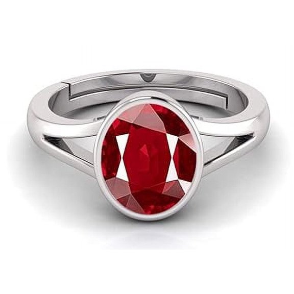 Natural Ruby Gemstone Ring for Women Men Handmade Red July Birthstone Engagement ring