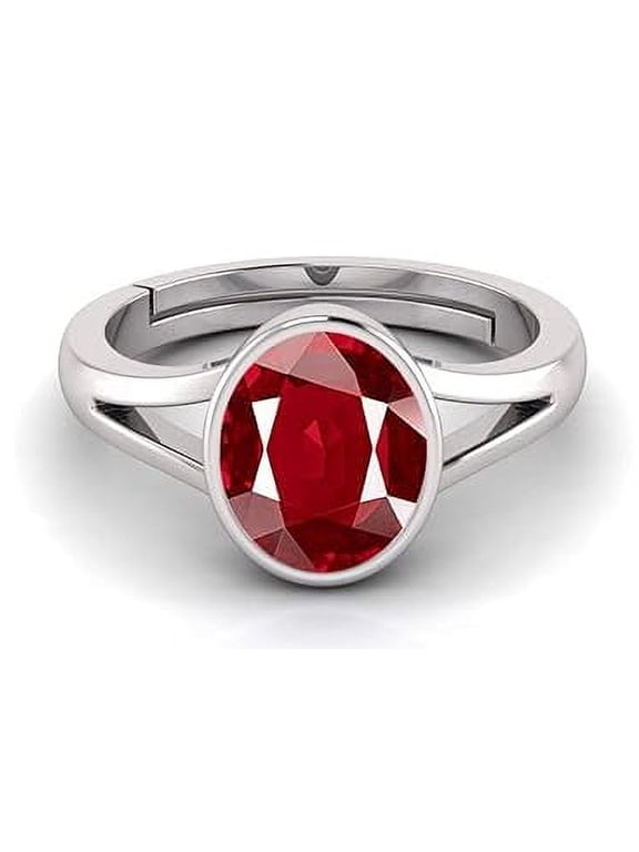 Natural Ruby Gemstone Ring for Women Men Handmade Red July Birthstone Engagement ring