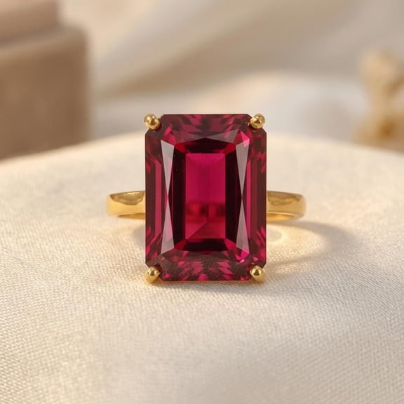 Natural Ruby (Manik) Gemstone Ring Woman And Mens Birthstone Gift Ring Promise Ring