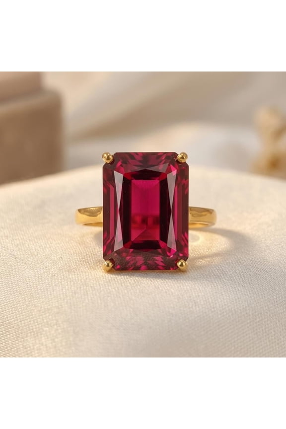 Natural Ruby (Manik) Gemstone Ring Woman And Mens Birthstone Gift Ring Promise Ring