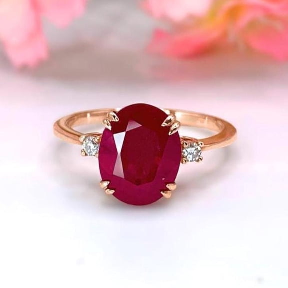 Natural Ruby (Manik) Gemstone Ring Woman And Mens Birthstone Gift Ring Promise Ring