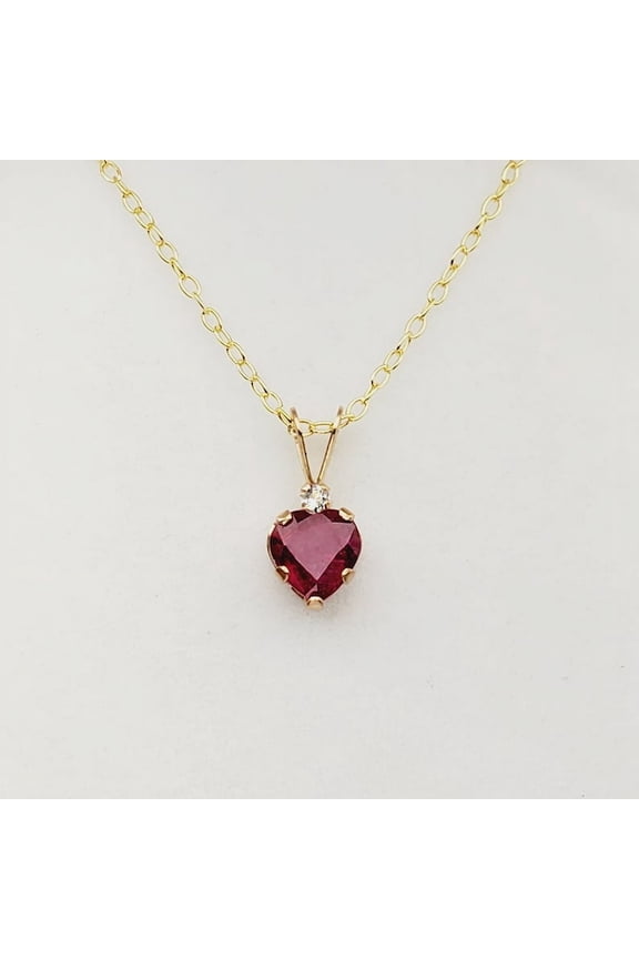 Natural Ruby Pendant Silver Pendant Handmade Pendant birthstone jewelry locket chain Promise Pendant