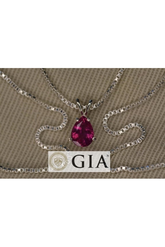 Natural Ruby Pendant Silver Pendant Handmade Pendant birthstone jewelry locket chain Promise Pendant