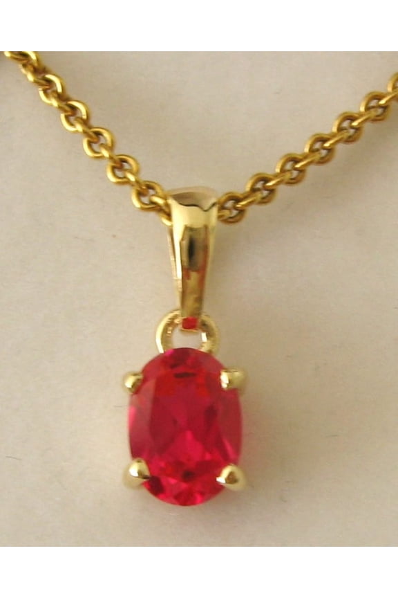 Natural Ruby Pendant Silver Pendant Handmade Pendant birthstone jewelry locket chain Promise Pendant