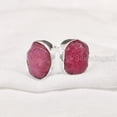 thumbnail image 1 of Natural Ruby Ring, Rough Ruby Adjustable Ring, July Birthstone, Double Stone, 925 Sterling Silver, Womens Ring, Christmas, Thanksgiving, Handmade, Statement Jewelry, Raw Gemstone Jewelry, 1 of 6
