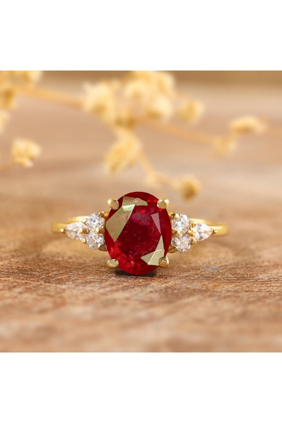 Natural Ruby ring, ring for women, AAA Ruby ring, Gemstone ring, Ruby jewelry, genuine Ruby ring, anniversary ring, purpose ring for her