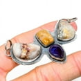 thumbnail image 1 of Natural Russian Dendritic,Amethyst Stone 925 Sterling Silver Pendant 1.62", 1 of 1