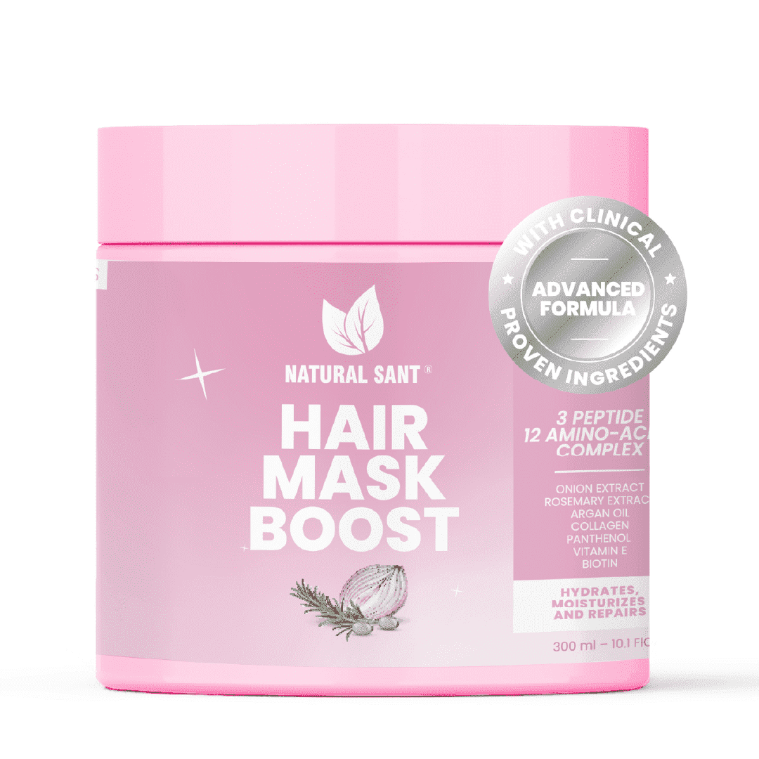 Natural Sant Hydrating Hair Mask – Onion, Argan Oil, Biotin & Collagen – Deep Nourish Treatment