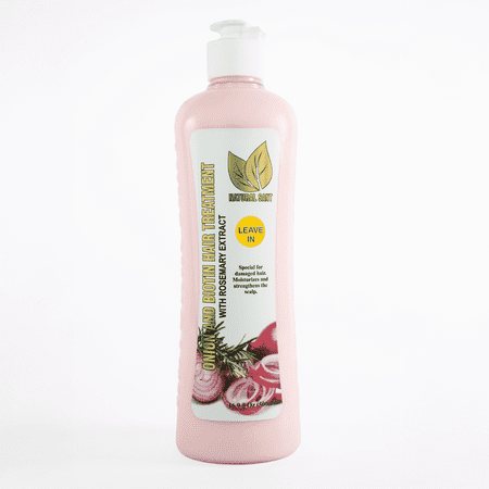 Natural Sant Onion, Rosemary & Biotin Hair Treatment – Deep Conditioning & Heat-Protective 16.9 oz