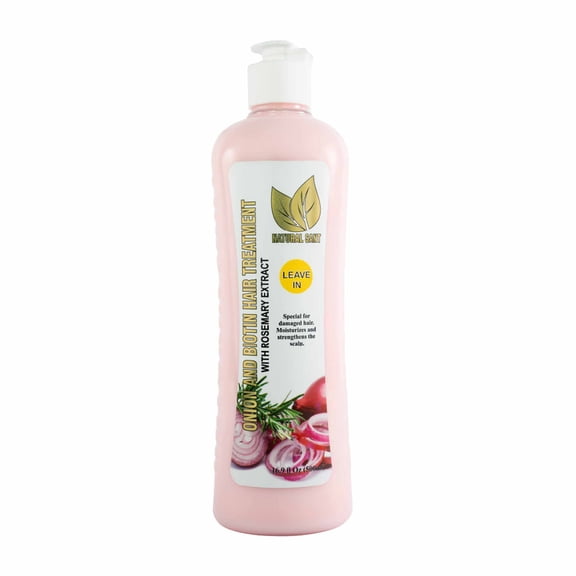 Natural Sant Onion, Rosemary & Biotin Hair Treatment – Deep Conditioning & Heat-Protective 16.9 oz