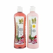 Natural Sant Onion Shampoo & Hair Treatment Set – Onion, Rosemary & Biotin – 16.9 oz Each