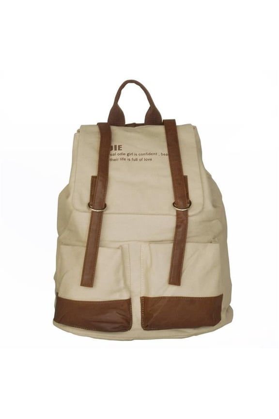 Natural Scenery Fabric Art School Backpack Outdoor Daypack Gray
