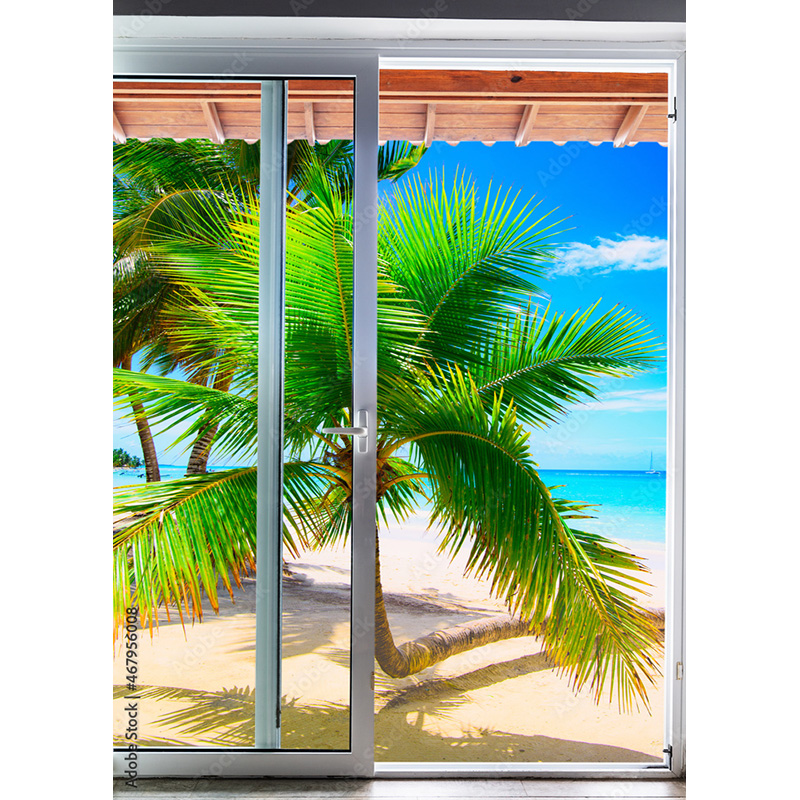 Outside Window Backdrop Natural Scenery Outside The Window Photography Backgrounds Props Flower ...