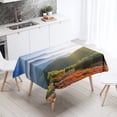 thumbnail image 1 of Natural Scenery Printed Tablecloth Stain Resistant Waterproof Outdoor Picnic Camping Kitchen Table Home Decor, 1 of 5