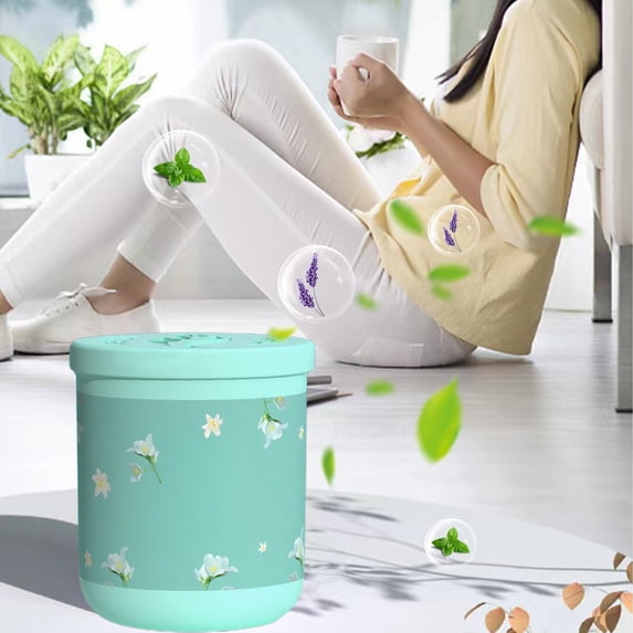 Natural Scented Wax Cubes Solid Air Freshener, Wenini Bathroom Odor Neutralizer Long Lasting Fragrance, Home Deodorizer for Toilet Closet Shoe Rack Bedroom with -Based Formula, Green