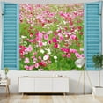 thumbnail image 1 of Natural Scery Flower Gard Large Printed Tapestry Wall Hanging Bohemian Tapestries Mandala, 1 of 4