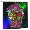 thumbnail image 1 of Natural Scooby Shower Curtain 72x72 In With Snap In Liner Waterproof Polyester Shower Curtains For Bathroom, 1 of 9