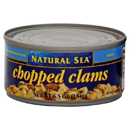 Natural Sea 12 x 6.5oz Chopped Clams